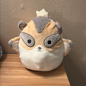Charming Plush Animal with Crown